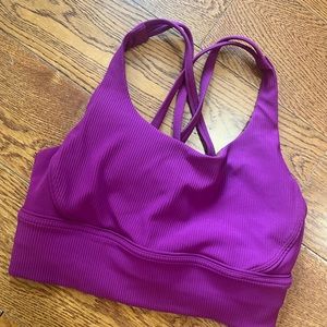Lululemon Longline Ribbed Energy Bra